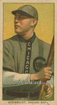1909 T206 #0 Harry Steinfeldt - Batting