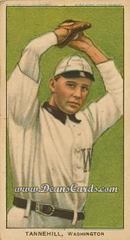 1909 T206 #0 Jesse Tannenhill - (Tannehill)