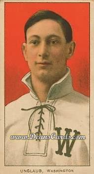 1909 T206 #0 Bob Unglaub - Portrait