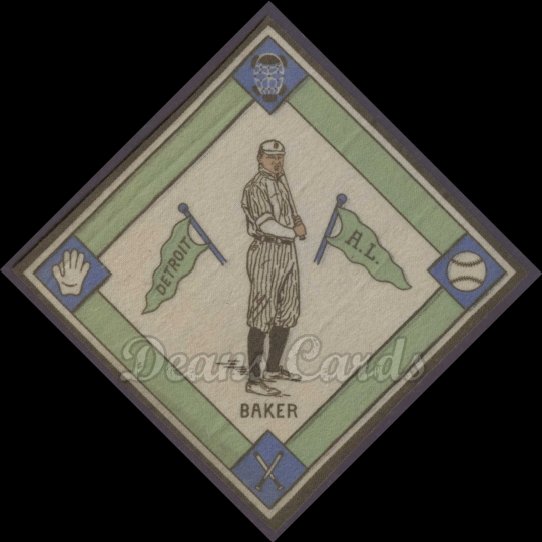 # 10A Del Baker (White Infield) - 1914 B18 Blankets