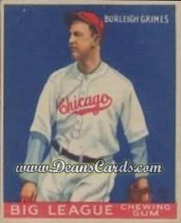 1933 Goudey #64 Burleigh Grimes