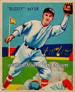 1934 Diamond Stars #4 Buddy Myer