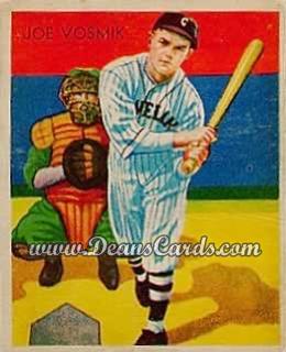 1934 Diamond Stars #8 Joe Vosmik