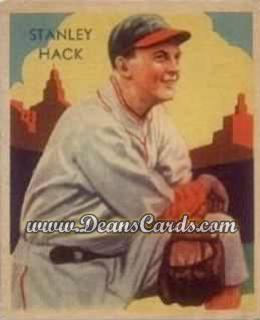 1934 Diamond Stars #34 Stan Hack