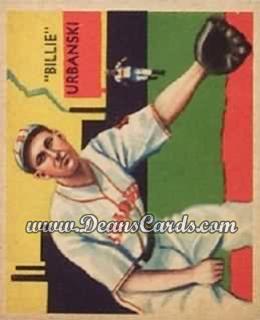 1934 Diamond Stars #37 Billy Urbanski