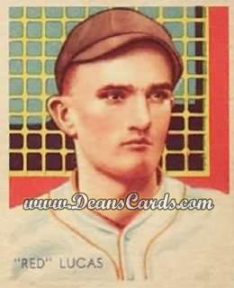 1934 Diamond Stars #46 Red Lucas