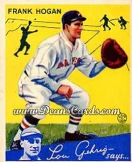 1934 Goudey #20 Frank Hogan