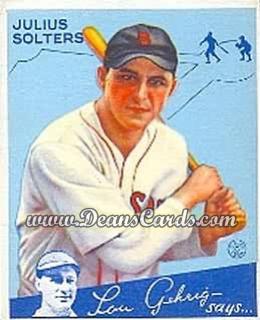 1934 Goudey #30 Julius Solters