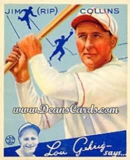 1934 Goudey #51 Rip Collins