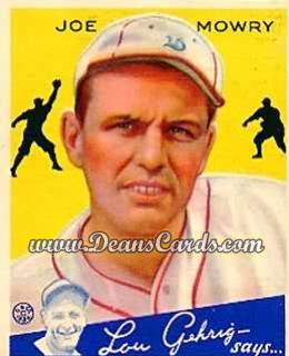 1934 Goudey #59 Joe Mowry